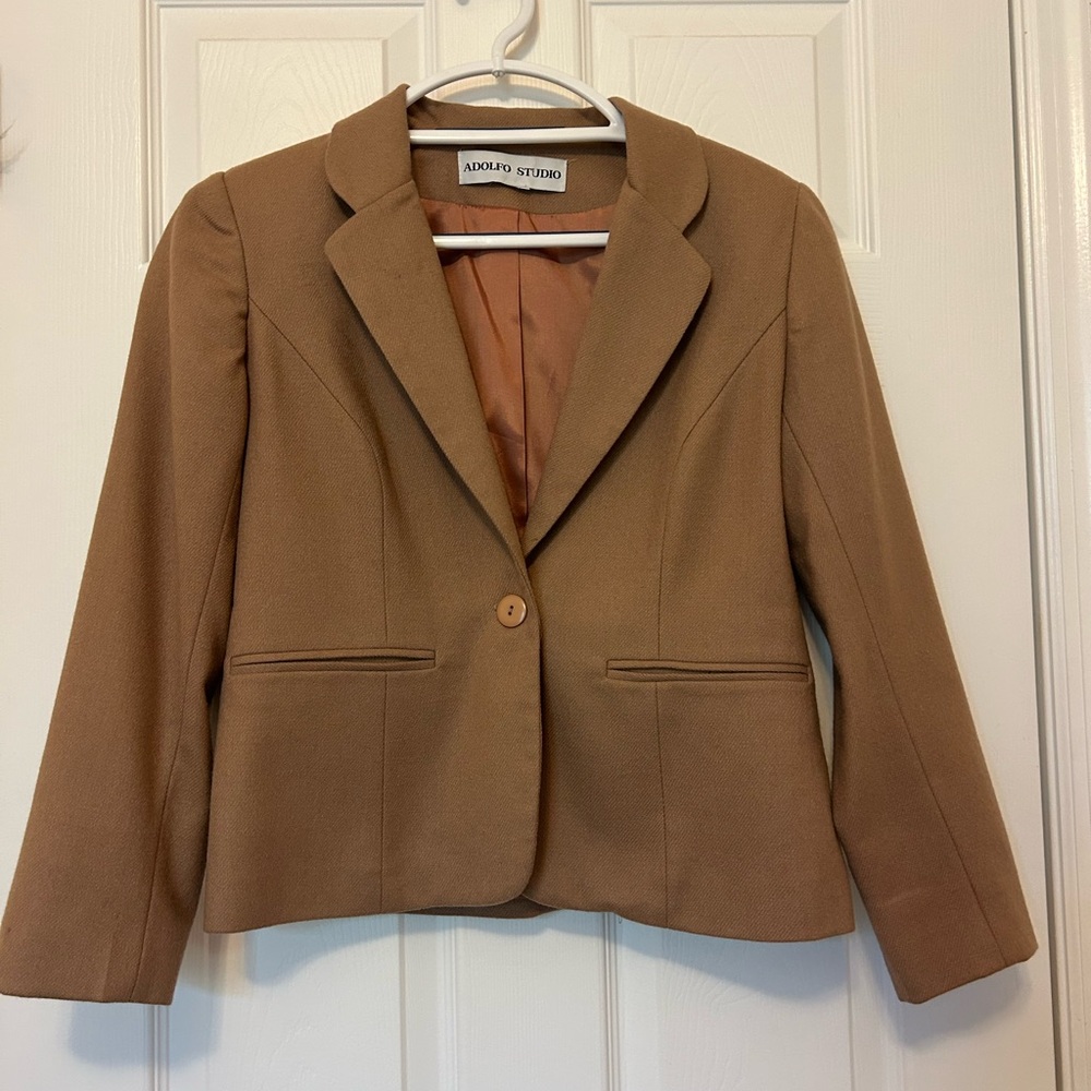 Vintage Women's Tan Blazer